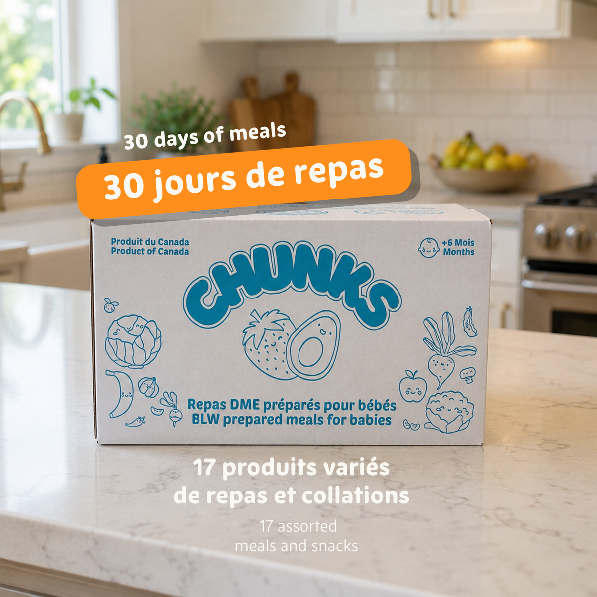 Mini Gourmet Box - 30 days of meals
