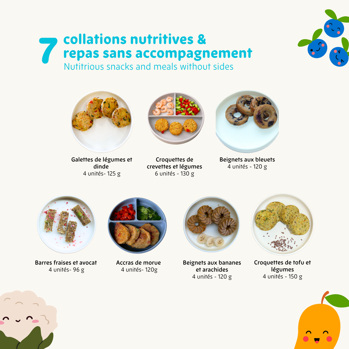 Boîte Mini sensible - Sans produits laitiers
