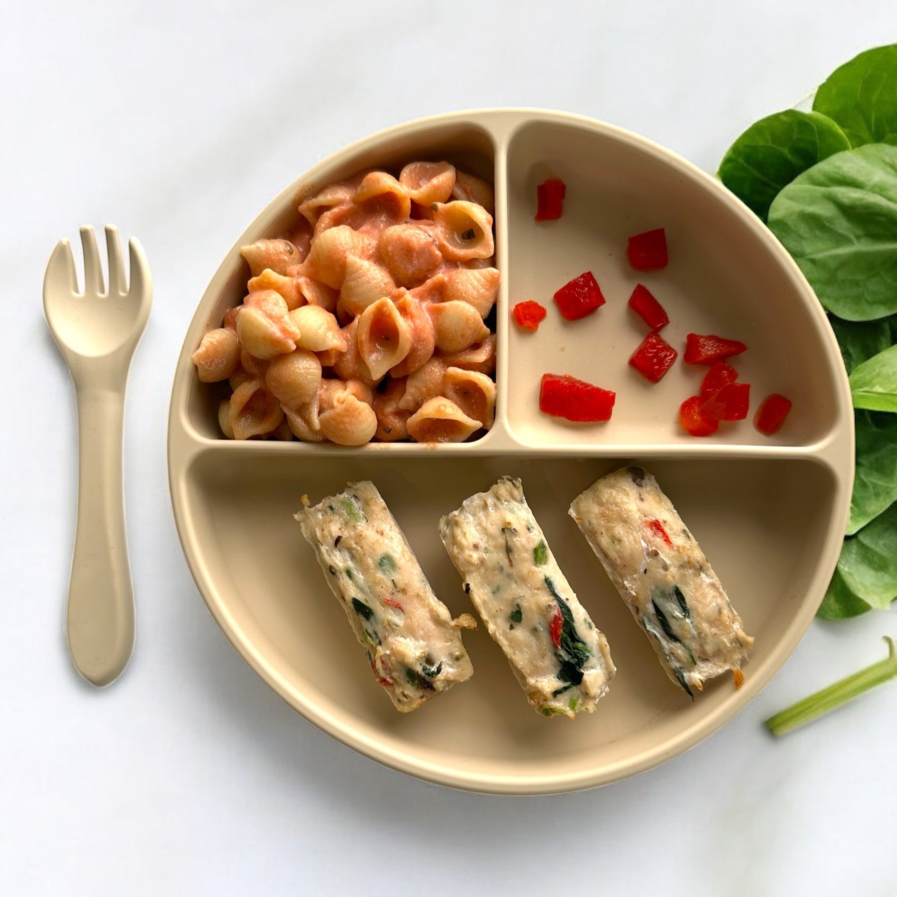 Bâtonnets de dinde & coquilles, sauce rosée (230g)