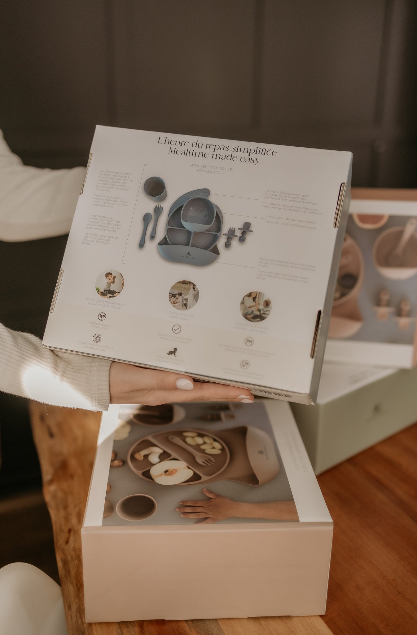 Coffret repas tout-en-un en silicone | 8 essentiels pour la DME