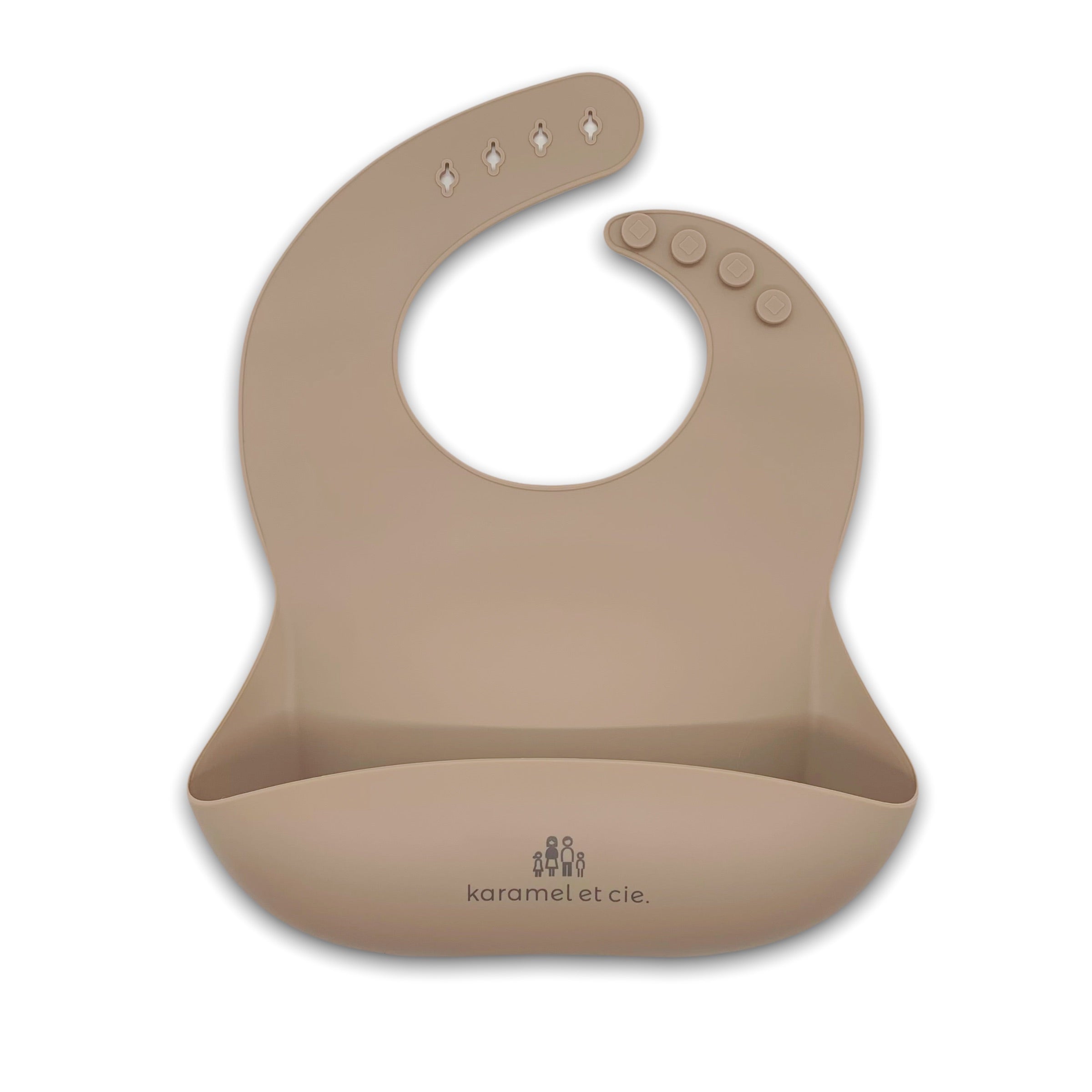 Bavette en silicone | Douce, ajustable et résistante