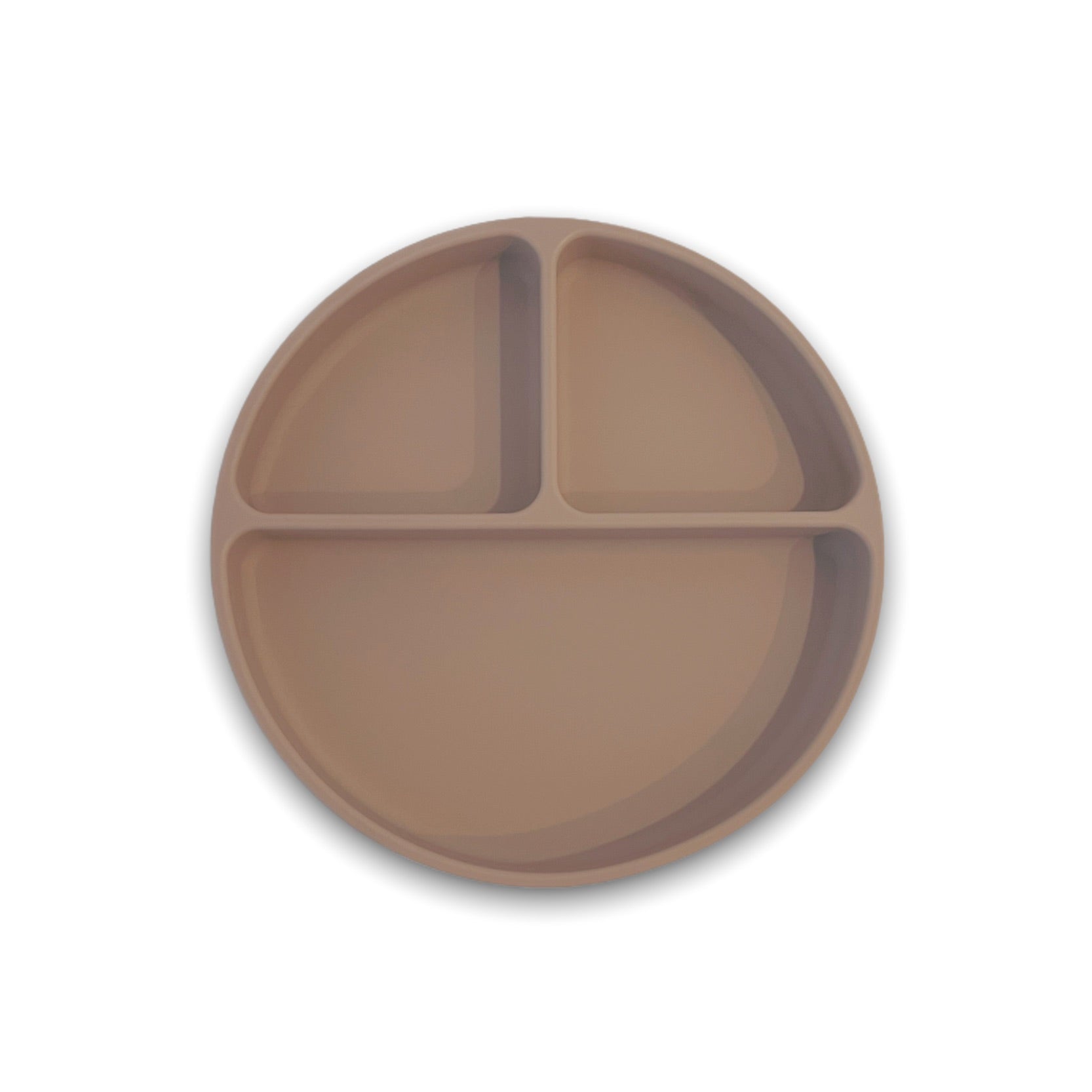 Assiette à compartiments à succion en silicone