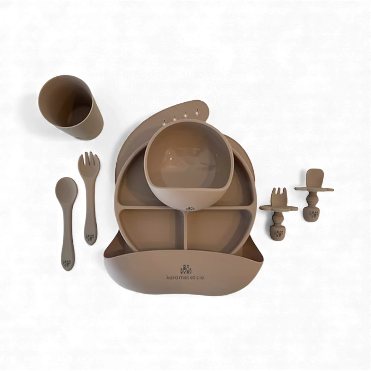 Coffret repas tout-en-un en silicone | 8 essentiels pour la DME