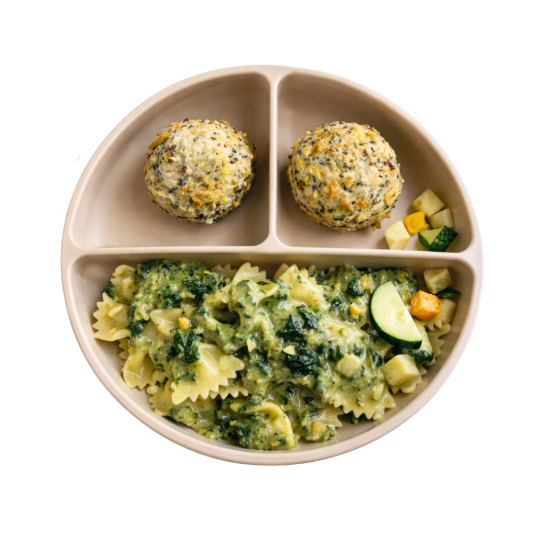 Boulettes de poulet & pâtes aux légumes (225 g)