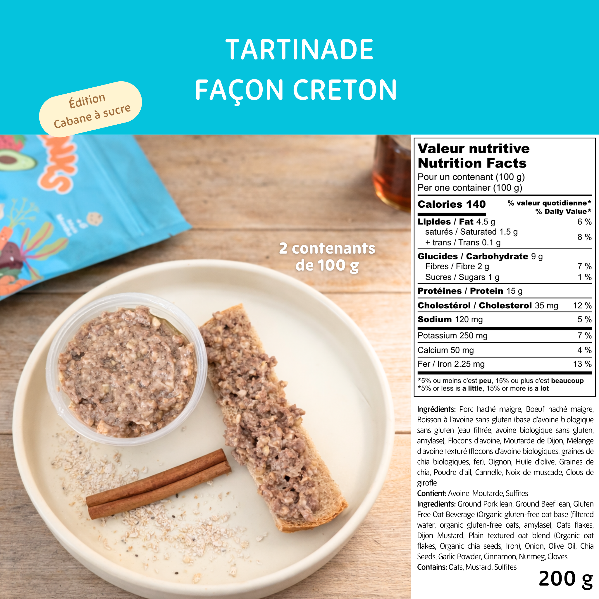 Bundle Cabane à sucre 🍁 – 5 repas pour mini gourmands