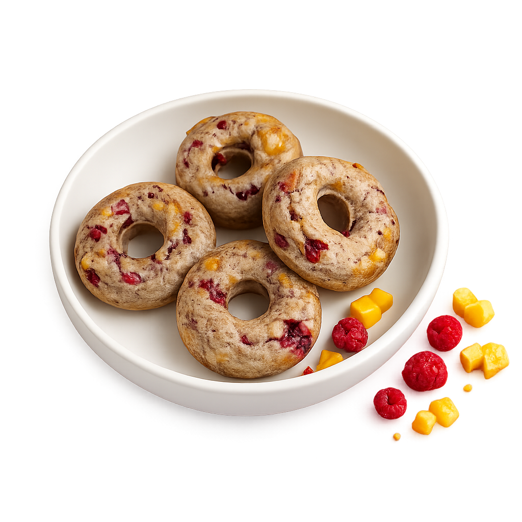 Beignets mangue & framboise (6 unités)