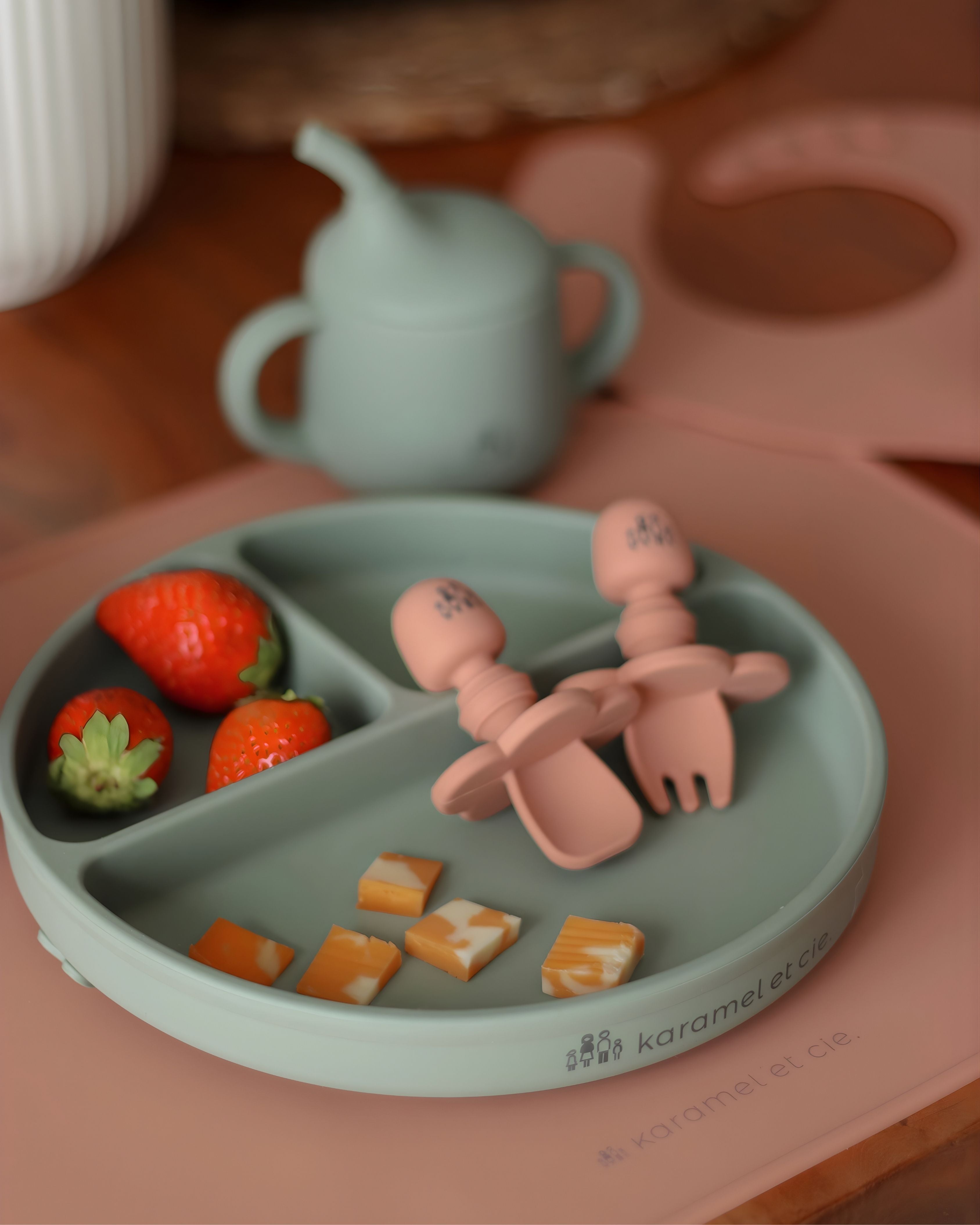 Ustensiles d'apprentissage ergonomiques et sécuritaires