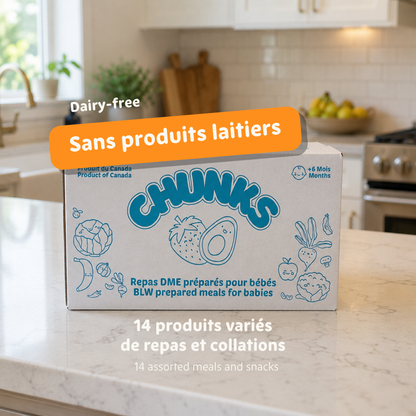 Boîte Mini sensible - Sans produits laitiers