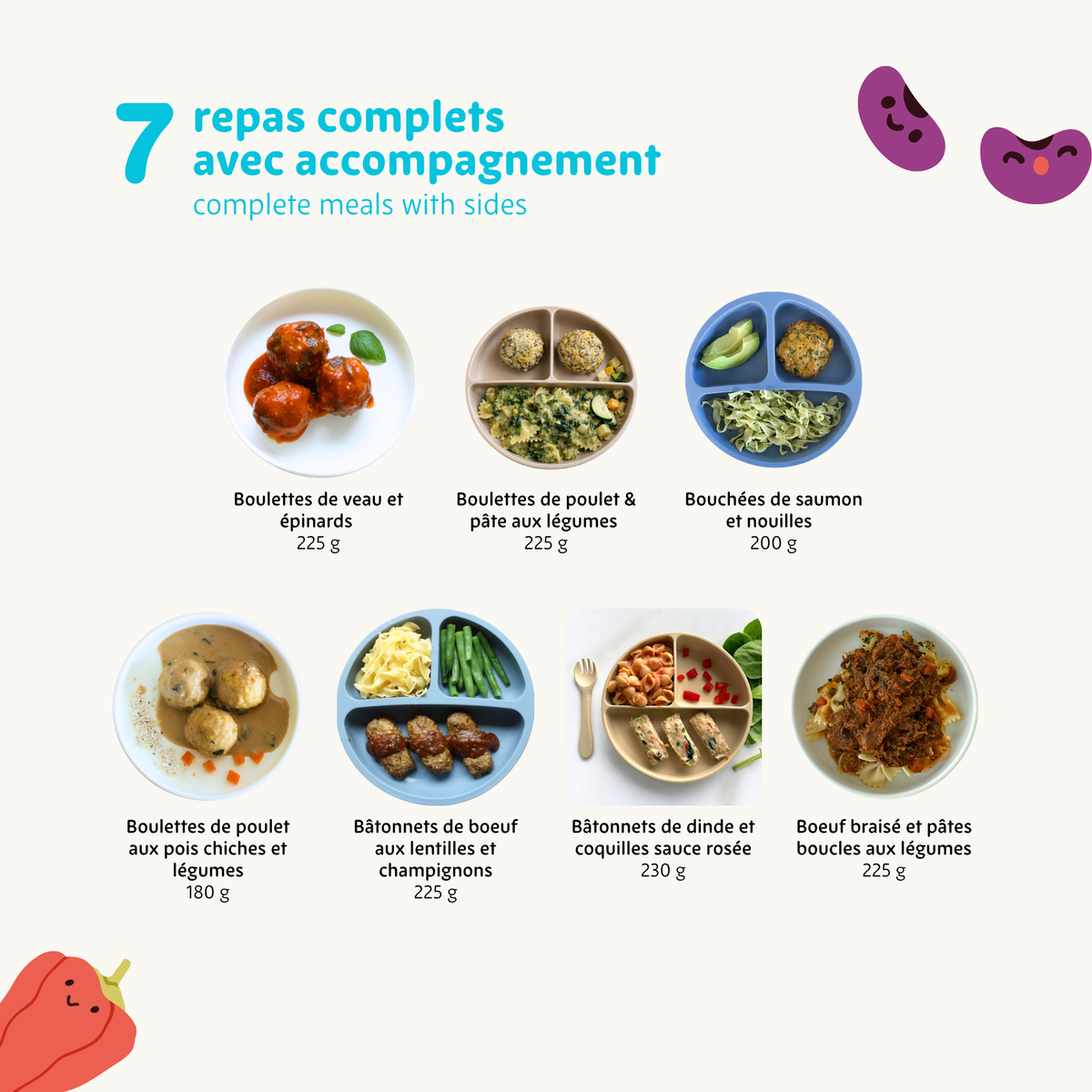 Boîte Mini sensible - Sans produits laitiers
