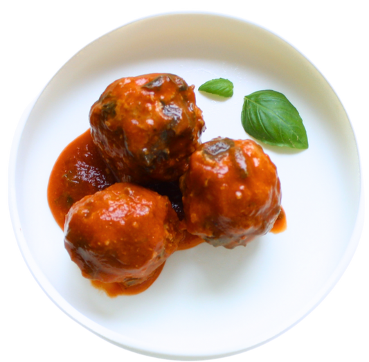 Veal and spinach meatballs (pack of 3)