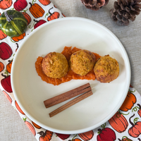 *Menu d'Automne 🍂* Bouchées protéinés Citrouille-Banane (4 unités)