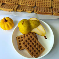 *Menu d’Automne 🍂*  Gaufres à la poire & citrouille (2 unités)