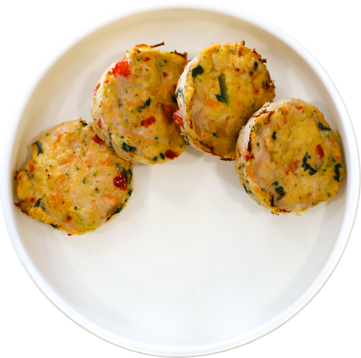 Vegetable and turkey patties (pack of 4)