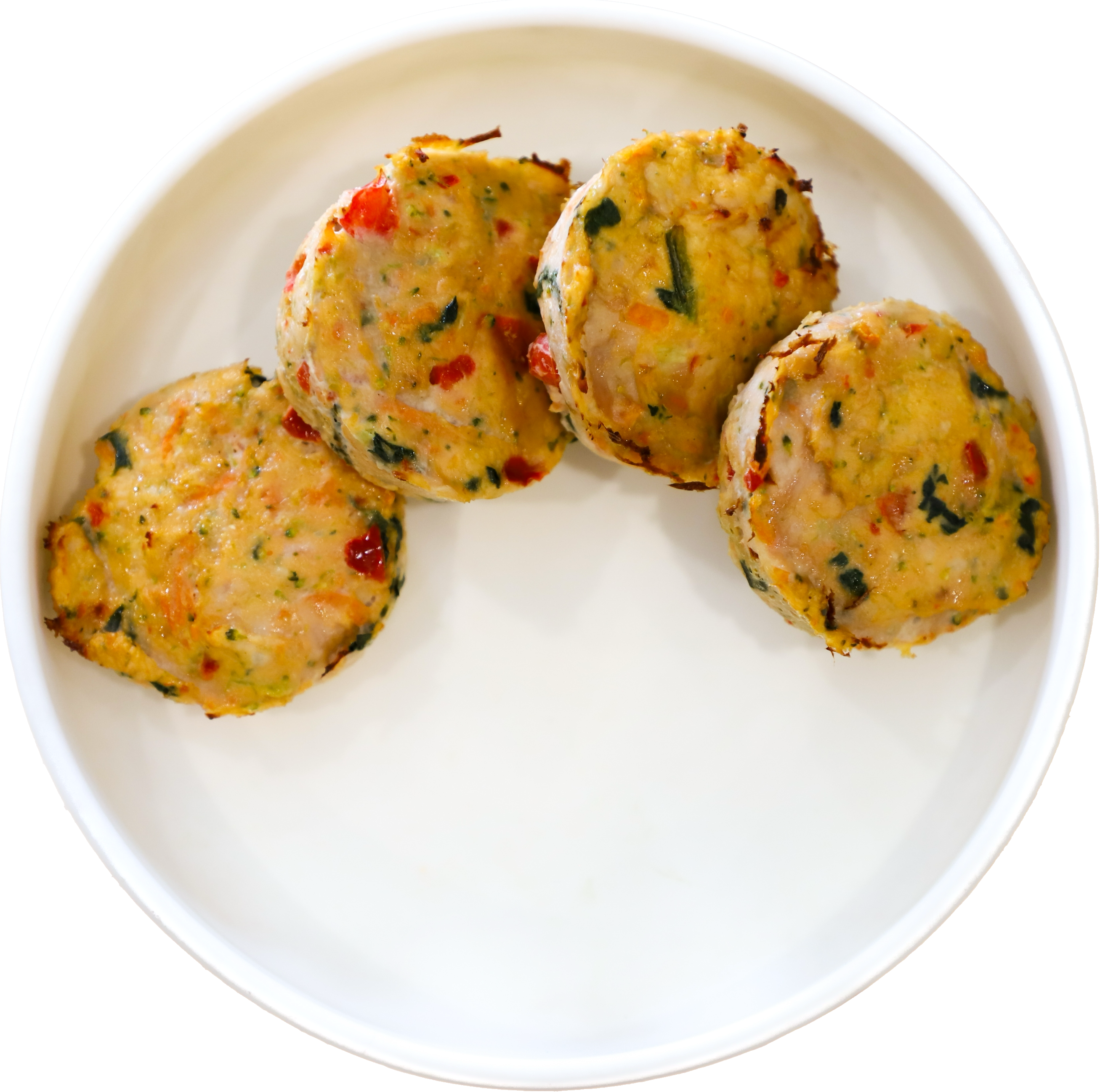 Vegetable and turkey patties (pack of 4) (125g)