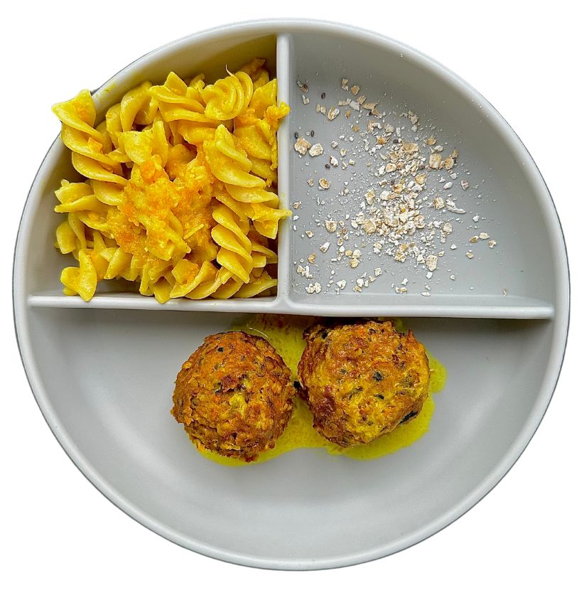 Pork, squash and coconut meatballs (2 meatballs) (200g)