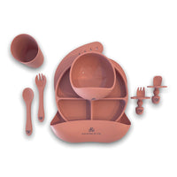 Coffret repas tout-en-un en silicone | 8 essentiels pour la DME
