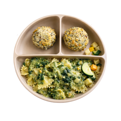 Boulettes de poulet & pâtes aux légumes (225 g)