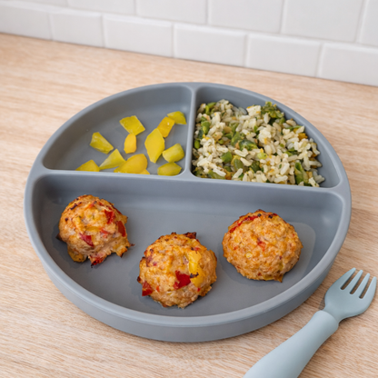 Boulettes de poulet, riz brun & légumes (200 g)