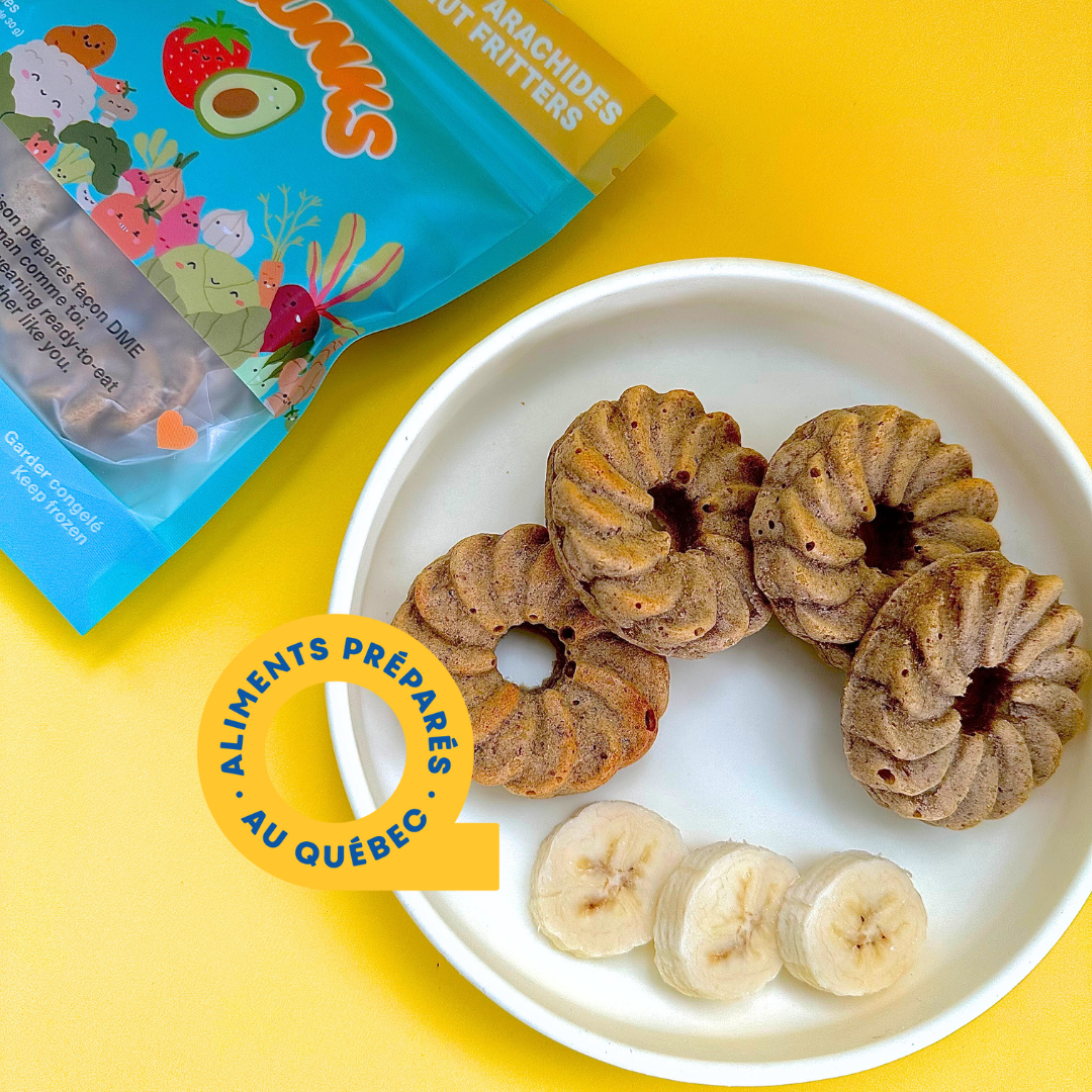 Banana Peanut donuts (4 Pack)
