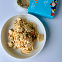 Spaghetti à la dinde & sauce chou-fleur crémeuse (240 g)