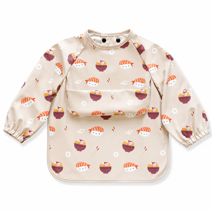 Bavoir Imperméable à Manches Longues BULLE x Miss Sushi