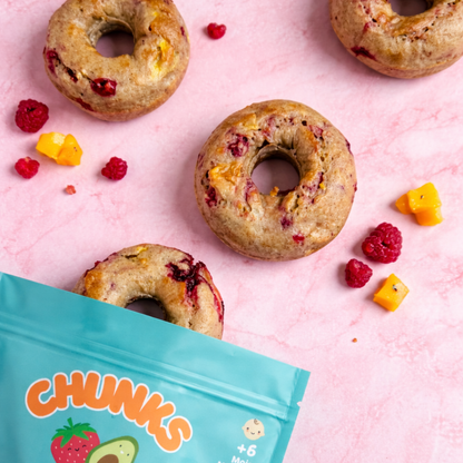 Beignets mangue & framboise (6 unités)