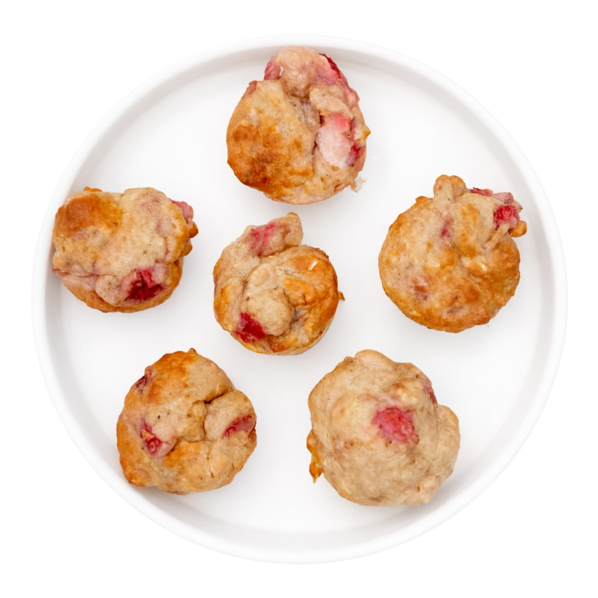 Mini muffins moelleux aux fraises