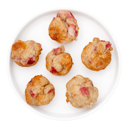 Mini muffins moelleux aux fraises