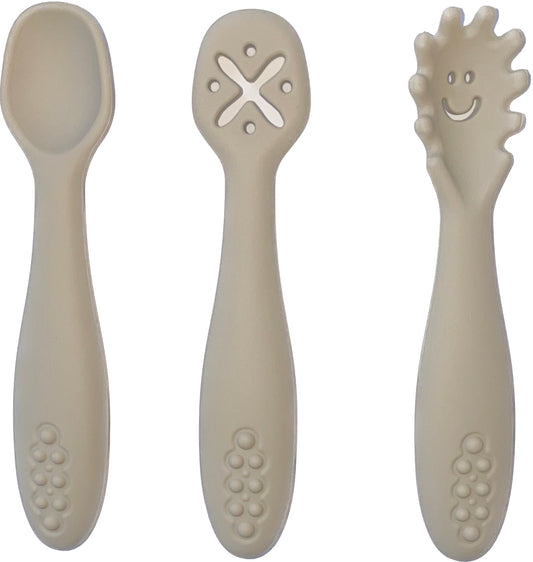 Set of 3 utensils (cream)