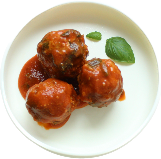 Veal and spinach meatballs (pack of 3)